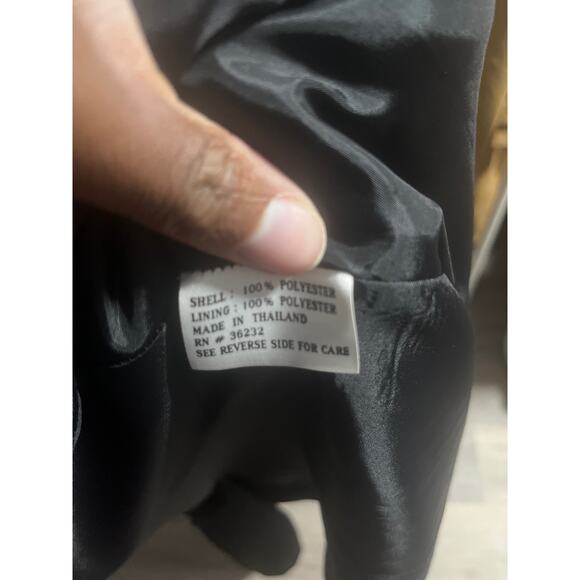 Vintage Gallery Woman Fully Lined Black Belted Trench Coat - Woman sz 22W - Picture 9 of 11